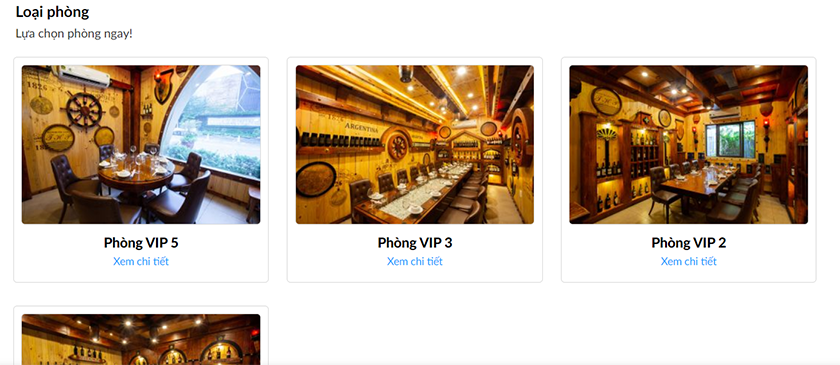 đặt b&agrave;n tr&ecirc;n website